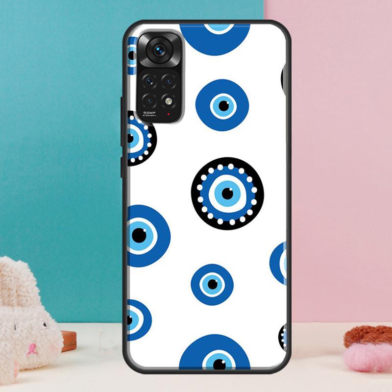 Evil Eye Case For Xiaomi Redmi Note 14 13 Pro 12 11 9 10 9S 10S 11S 12S Redmi 14C 13C 10C 12C Cover