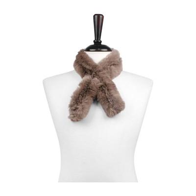 Elkate Women's Muffler Neck Warmer Winter Rabbit Fur Soft Scarf LDR088