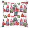 New Christmas Dwarf Pillow Cover Christmas Cute Dwarf Peach Skin Cushion Cover