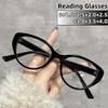 Retro Cat Eye Reading Glasses Unisex HD Clear Lens Blue Light Blocking Leisure Fashion Eye Protection Eyeglasses 0 To +4.0