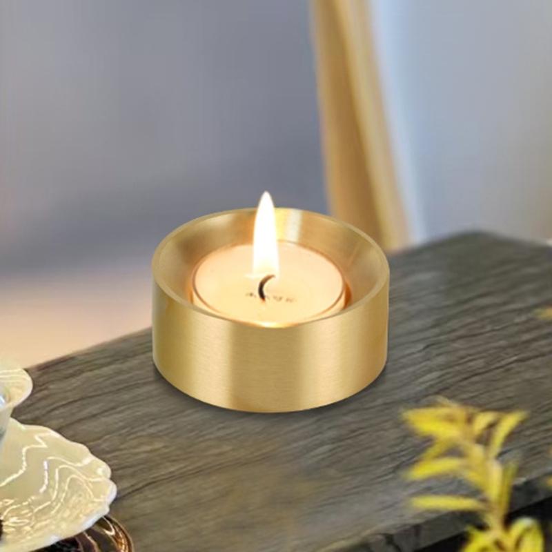 Candlesticks Candle Holder Brass Retro Golden Candle Holder Home Decorations Candlesticks Room Metal Stand