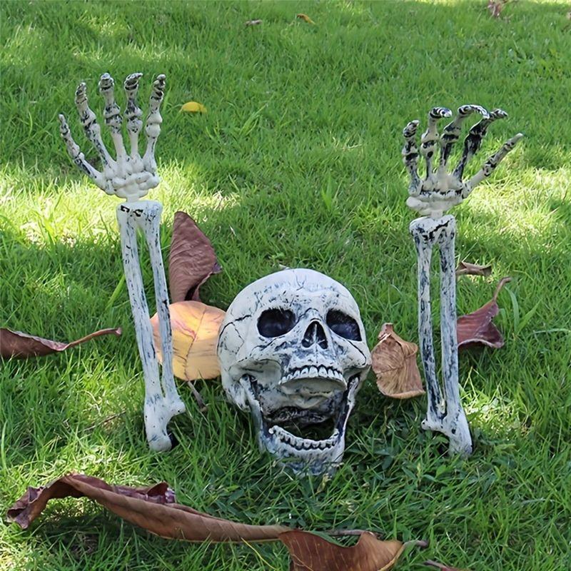 M-Modern-Halloween Skull Hand Set Halloween Skull Three-Piece Set Halloween Skull Hand Set