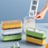 New 3-grid Ice Tray Making Mold for Household Ice Tray Reusable Ice Maker Storage Box with Lid Frozen Cubes