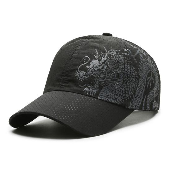 

Sunshade Cap Breathable Wear Resistant All-match Fashion Round Top Sport for Daily Life чорний