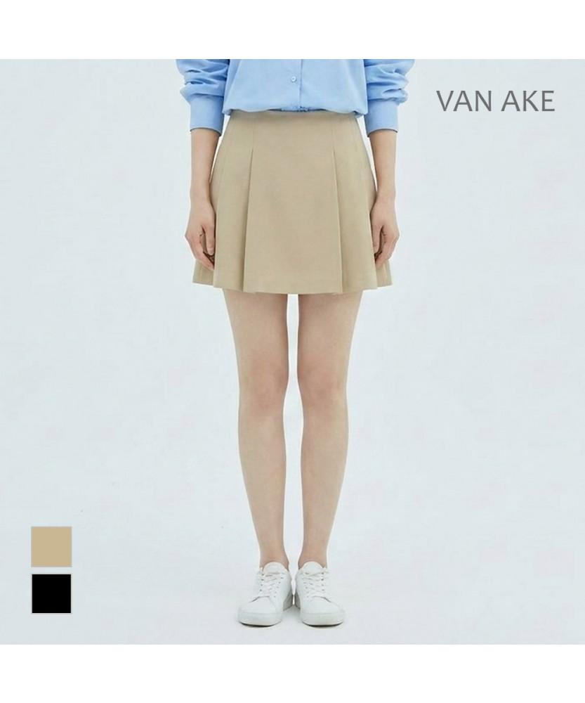 VANAKE Double Pintuck Mini Skirt_Vb35Skq302Z
