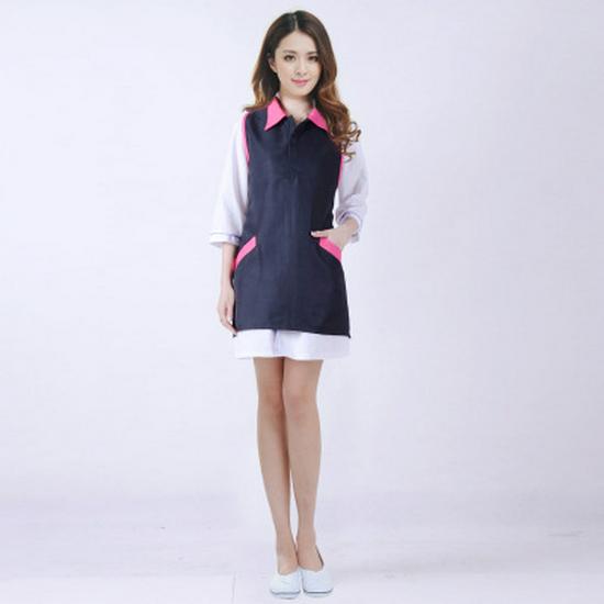 

Женский фартук без рукавов для техника спа или салона красоты