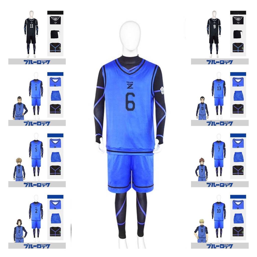 Blue Lock Cosplay Isagi Yoichi Rensuke No.1 Jersey Set For Anime Fans
