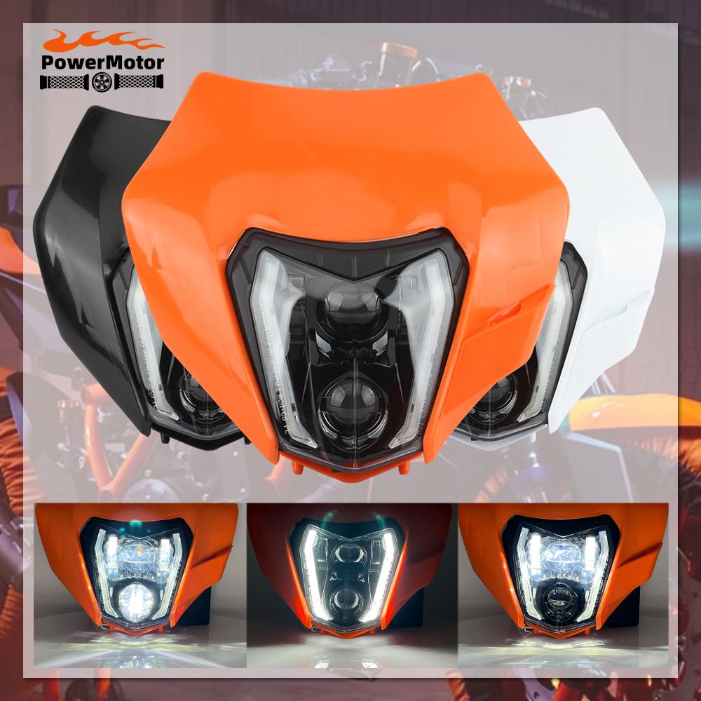 Head Lamp Motorcycle Led Headlight 2008-2016 for KTM EXC XC SX EXCW SXW Duke 125-500 Focos Para Moto Dirt Bike Enduro Motocross