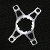 110 BCD 4 Bolt Aluminum Alloys Chainring Adapters Replacement Light Weight Direct Mount Converter Easy to Install