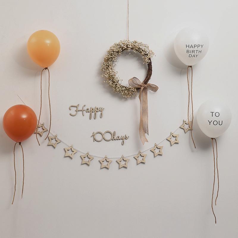 Wooden Baby Milestone Number Cards for Growth Photos