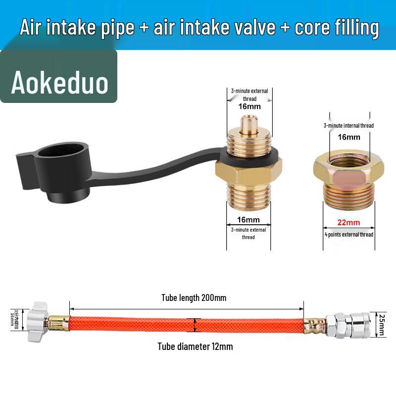 Aokedu Truck Air Hose & Valve Connection Kits