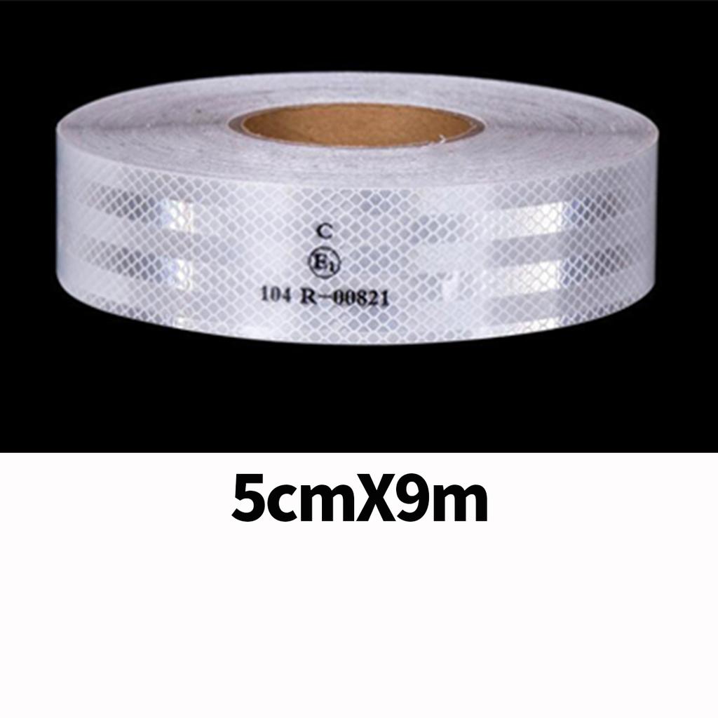 Hochintensive reflektierende Klebeband Sichtbarkeit Warnung Autoaufkleber Reflektoren Streifen für LKW Anhänger Sicherheit Zube