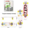 Mini Ice Skates and Finger Roller Skateboard Toy Set with Accessories