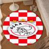 AFC Ajax Emblem Design Round mat, Anti-slip Circle Carpet Chair rug For livingroom,Bedroom, doormat home decor Gift Christmas Gifts