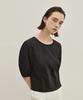 A.RIFF Round Balloon Blouse_Black