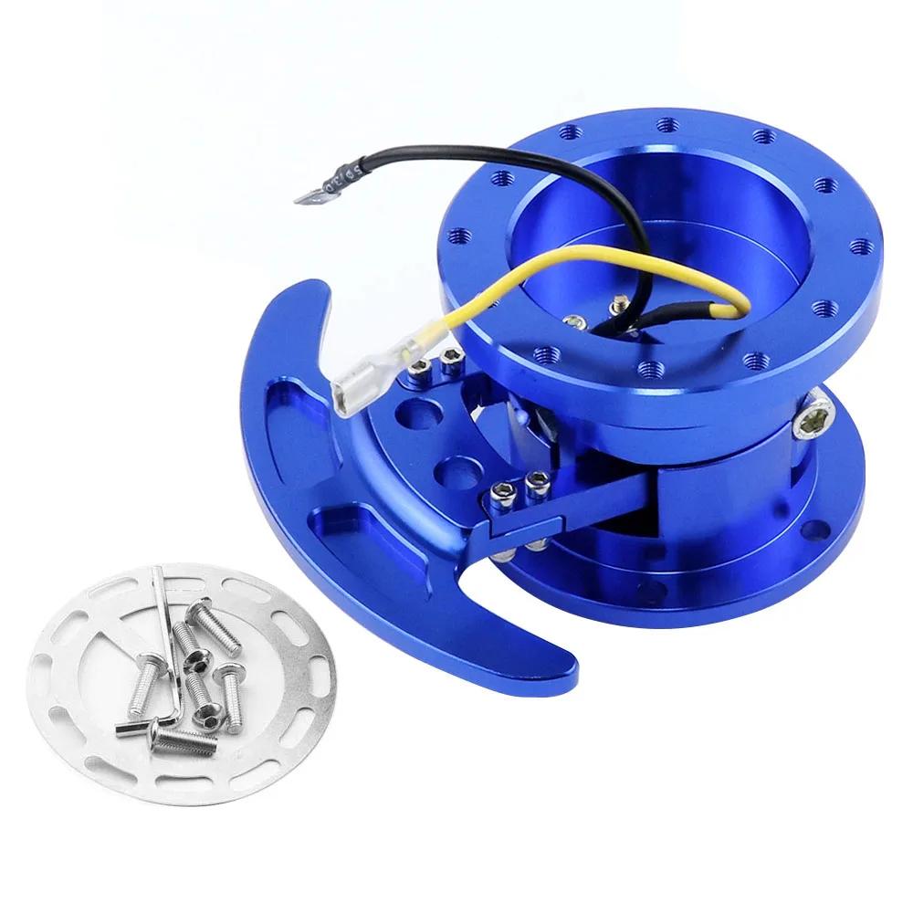 Universal Adapter Aluminum Body Removable Snap Off Boss Kit Tilt Racing Steering Wheel Quick Release Hub Kit Auto Parts