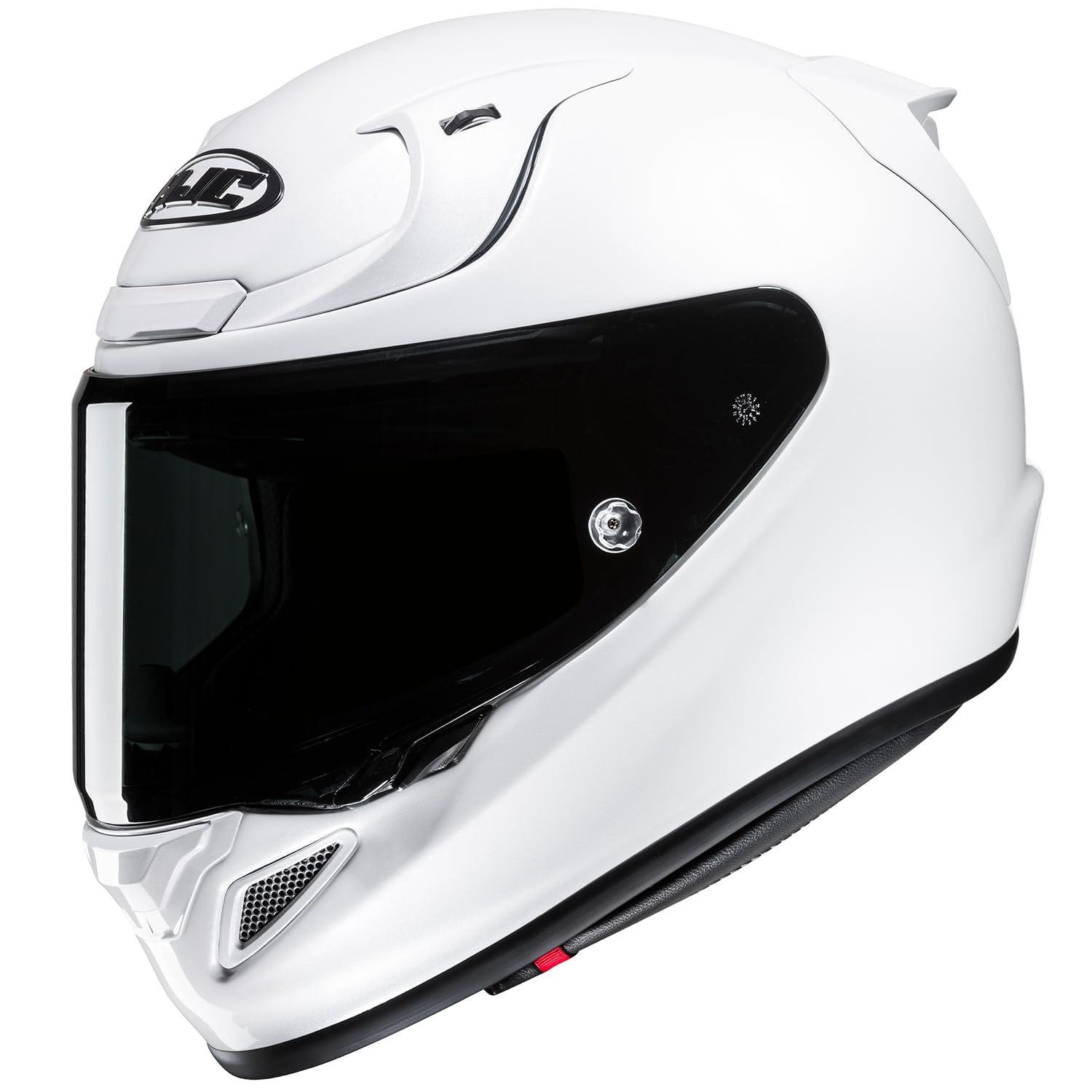 

HJC HELMETS Motorcycle Helmet, Full Face, Ventilated, Internally Removable, RPHA12 Solid, HJH255 Pearl White, Size S (55-56cm)