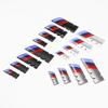 ABS Car Fender Side Emblem Rear Trunk Badge M Logo Sticker For BMW M3 M5 VB21 M6 X2 X3 F30 F20 E34 E90 X6 E46 G20 E36 G30 Accessories