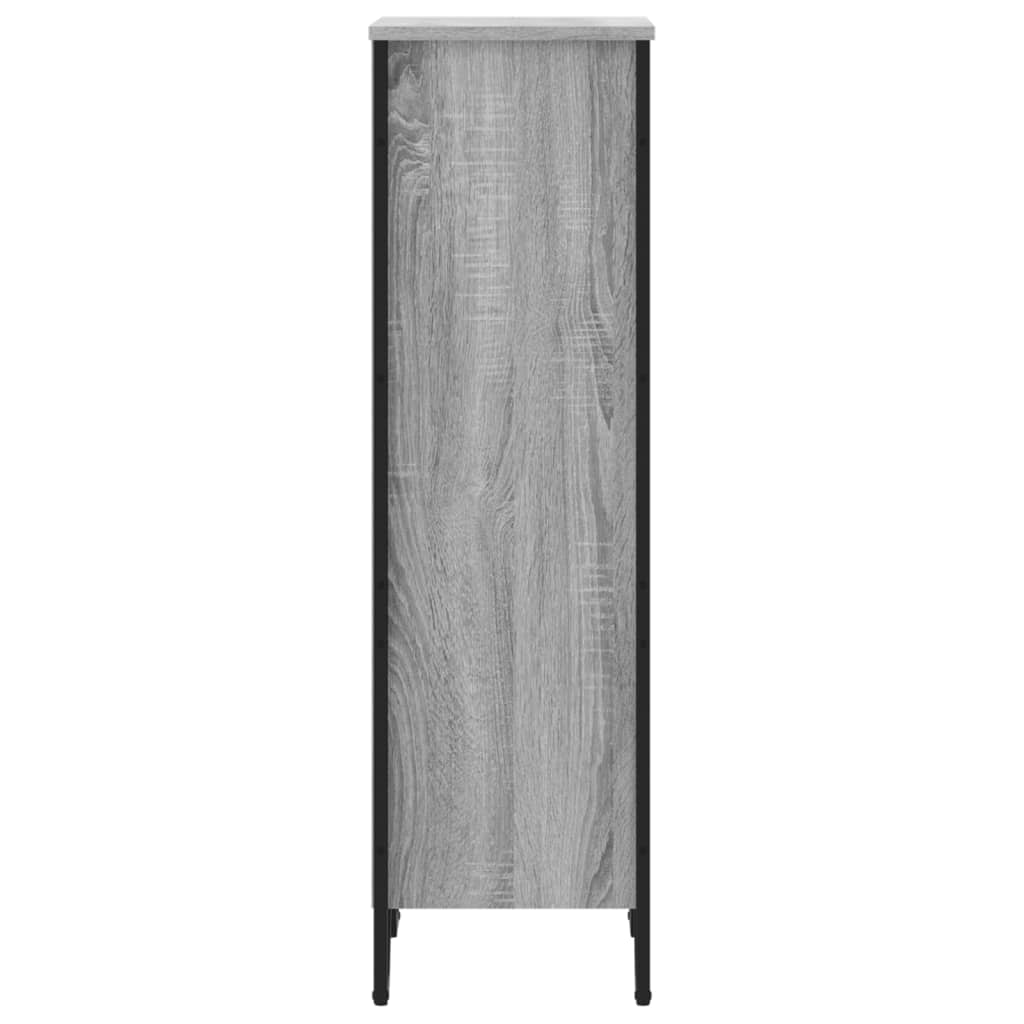 Vidaxl Regał, Szary Dąb Sonoma, 50X31X106 Cm, Materiał Drewnopochodny