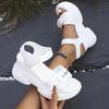 Women's Platform Sandals - 2026 Summer Velcro Wedge, Thick Sole, Plus Size, Beach-Ready