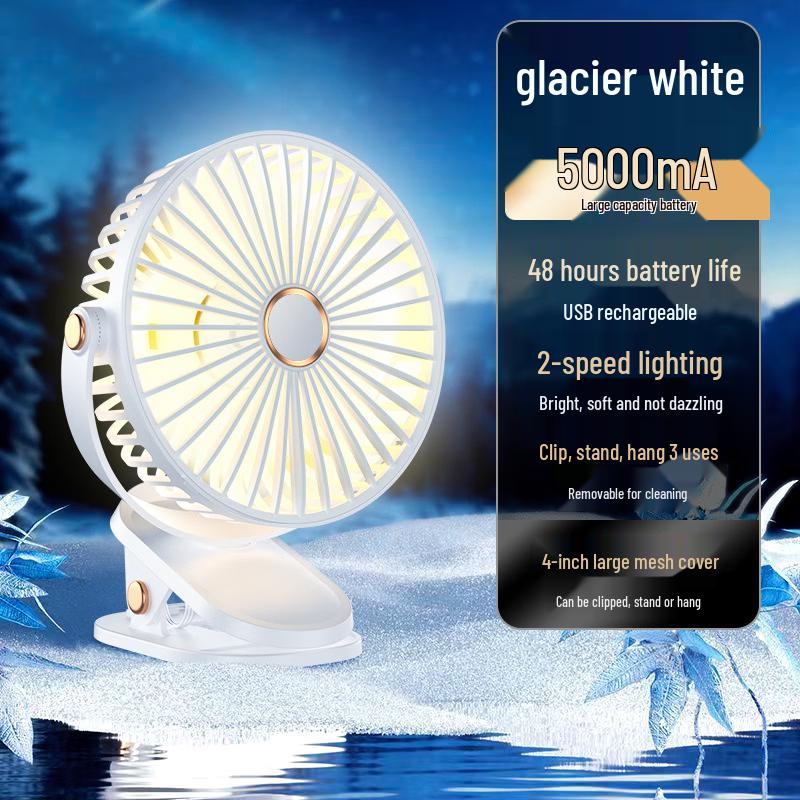 Yabuka Portable Clip-on Mini Fan