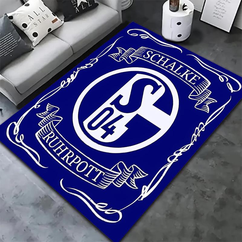 Fc Schalke Carpet Rug For Living Room Bedroom Home Sofa Decoration Kids Play Nonslip Floor Mat