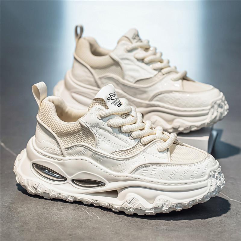 New Men Shoes Fashion Chunky Sneaker Height Increasing Sport Platform Shoes Air Cushion Athletic Shoes
