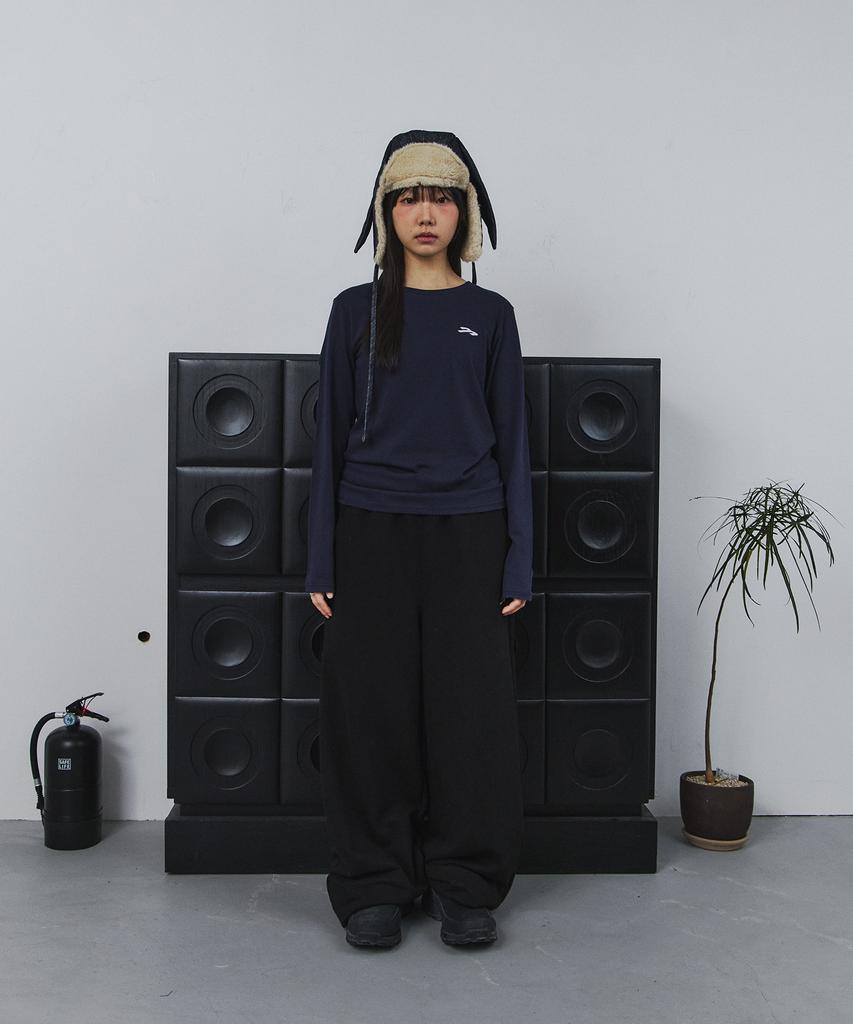 Tansanmageunesyum Pony Hotfix Long Sleeve (Navy)