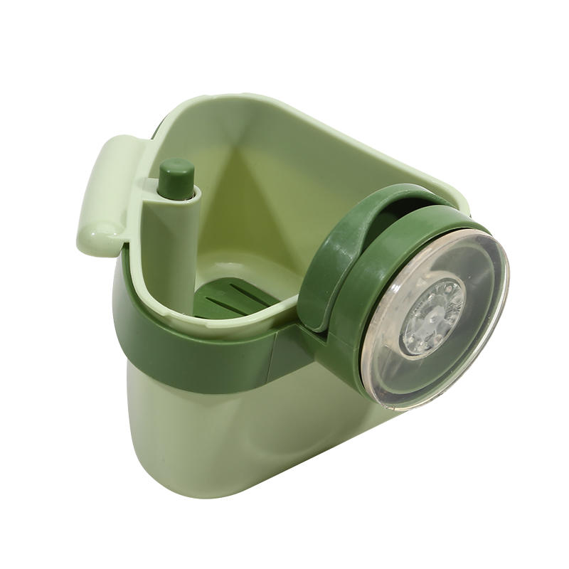 

Присоска Угловая стойка для раковины Дуршлаг Быстросохнущая Самоочищающаяся Корзина-дуршлаг для раковины Уловитель пищевых отходов для кухонной раковины зелёный