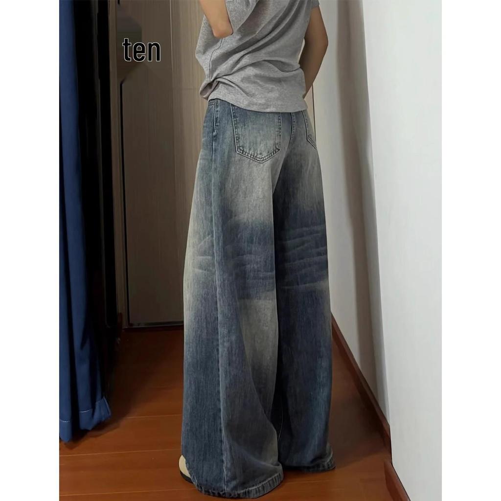 Pear-Shaped Women’s Plus Size Wide-Leg Denim Jeans for Summer 2025