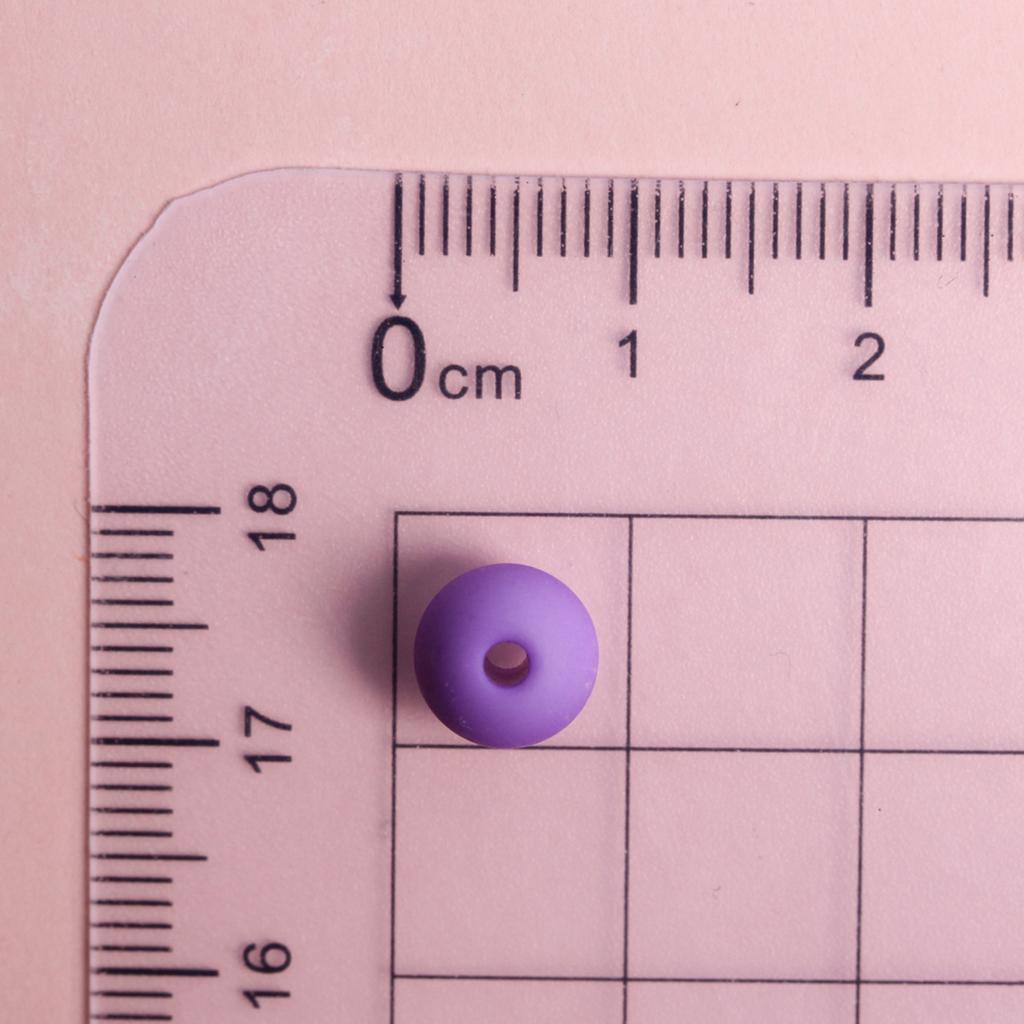 100 ks 6mm jednobarevných přívěsků Matné akrylové distanční korálky pro výrobu šperků DIY nálezy na náramky Šperkařský doplněk