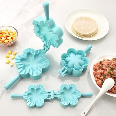 3 Adet/takım Düz Renk DIY Müthiş Kalp Şeklinde Kullanışlı Plastik Hamur Kalıpları Köfte