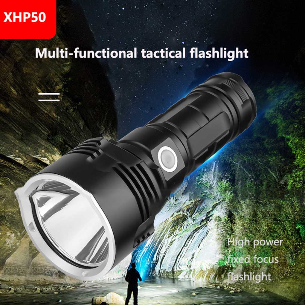 XHP50 Super Powerful Flashlight Brightness Torch Lamps Aluminium Alloy Camping Fishing Illumination Lantern