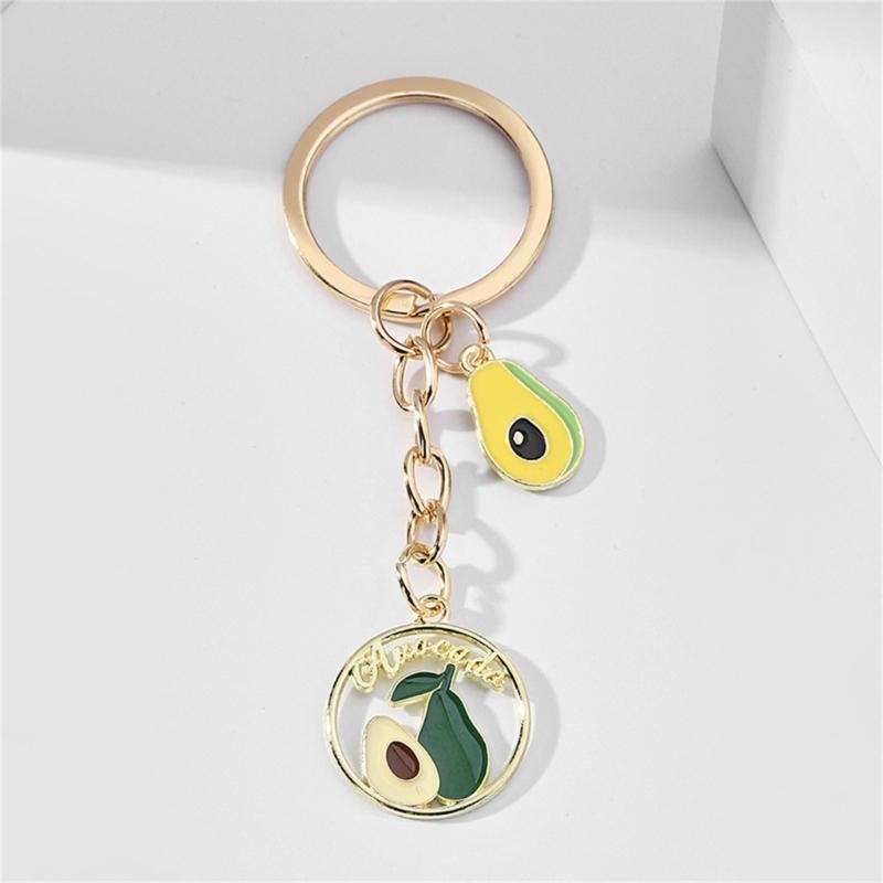 Lovely Keychains Cherry Heart Plant Fruit Keyrings Pendant Designs for Trendy Women And Girls As Friendship Gifts
