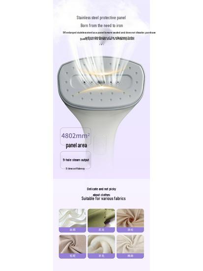 Compact Handheld Electric Steam Iron for Household & Hanging Use