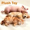 40Cm Realistic Pig Plush Toy Cute Funny Animal Stuffed Pillow Soft Dog Cat Sleeping Cushion Creative Home Decor Birthday Gift