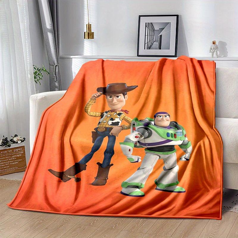 1 st, Toy Story Woody & Buzz Lightyear Filt Heminredning, Soffa, Utomhus, Presentidé, Flanell, Sovrum, Vardagsrum, Resa, Camping, Bilbruk