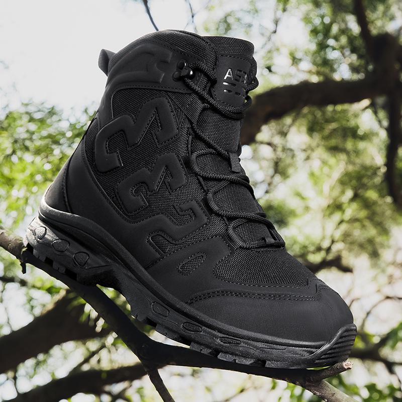 

Men s High-Top Outdoor Boots Autumn Winter New Style Climbing Mountain Off-Road Tactical Boots Comfortable Shoes 39