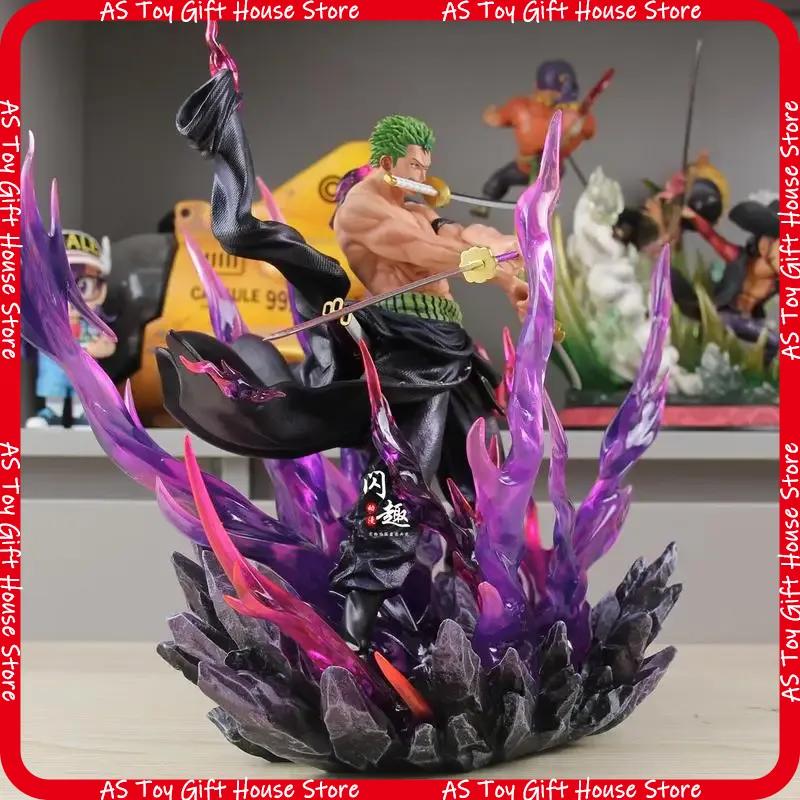 Jt One Piece Roronoa Zoro Enraged Anime Figure Pvc Statue Collection Model Room Decoration For Anime Collectors Holiday Gift