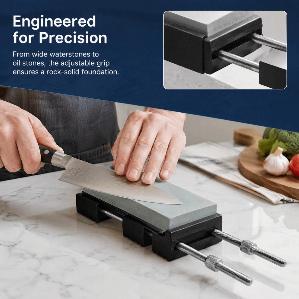 Adjustable Grindstone Base Stainless Steel Knife Sharpener Stand Knife Sharpening