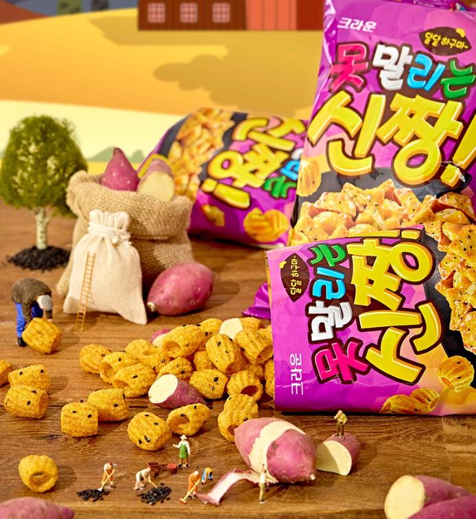 Crayon Shin-chan Sweet Potato Mattang Flavor Snack 245g Korean Sweet Snack