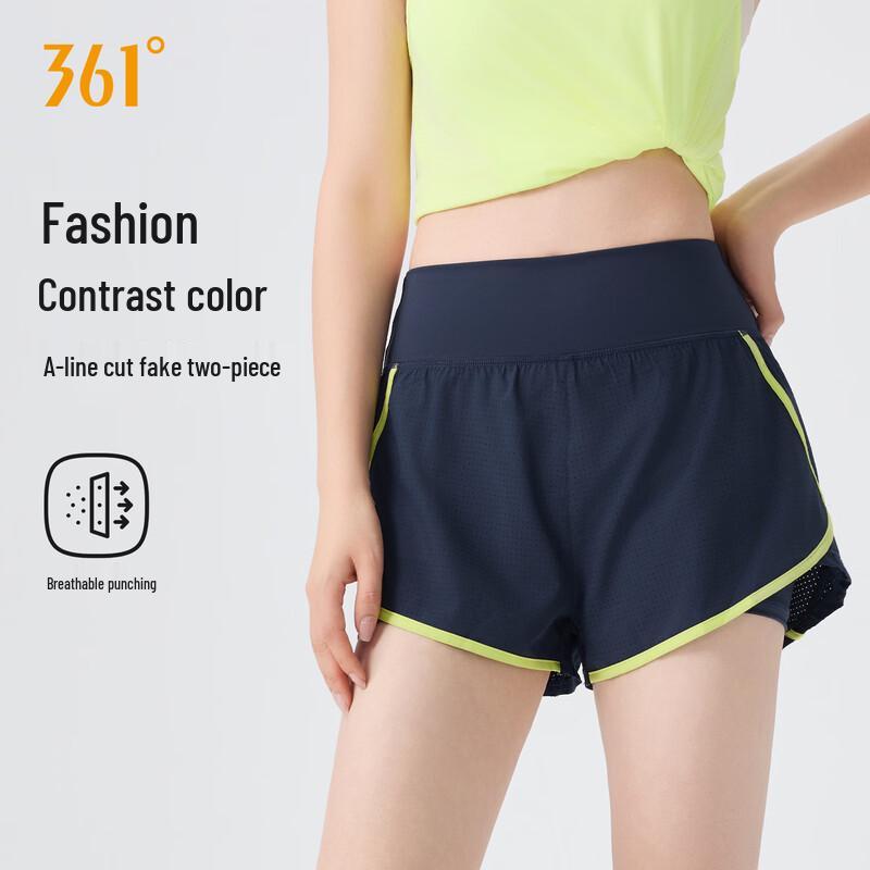 361° Women's 2-in-1 Anti-Chafe Sports Shorts
