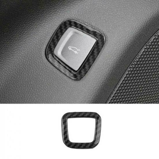 For Cadillac CT5 - Carbon Fiber Tailgate Rear Door Switch Cover Trim 1PC
