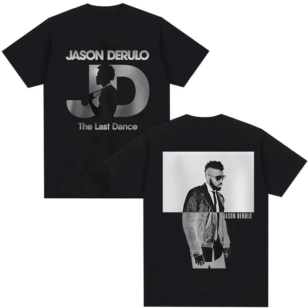 2026 Jason Derulo The Last Dance World Tour Pattern TShirt Unisex Y2K Hip Hop Style Summer Short Sleeve Fan Gift Tshirts S