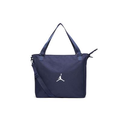 Artificial Leather Tote Bag Shopping Bag Shoulder Bags Unisex Navy Blue Jordan DM0520-410