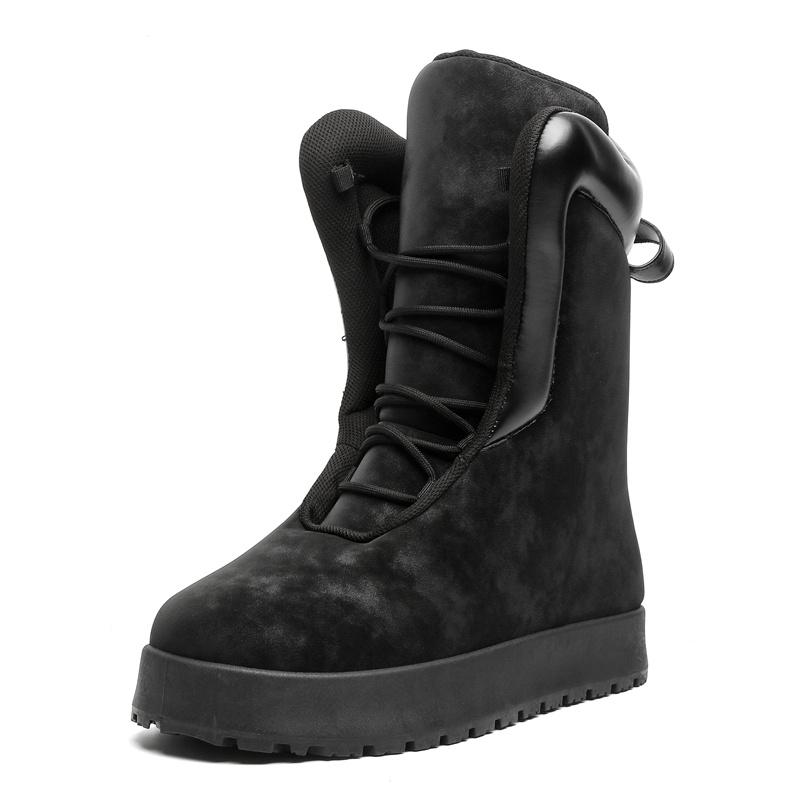 Neue High Top Herren Gelbe Stiefel Herbst Winter Designer Mode Stiefel Herren Streetwear Plateau Stiefel Herren Schuhe mit Höhenerhöhung
