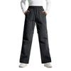 Women's Loose Straight-Leg Pants with Drawstring, Detachable Cargo Pants