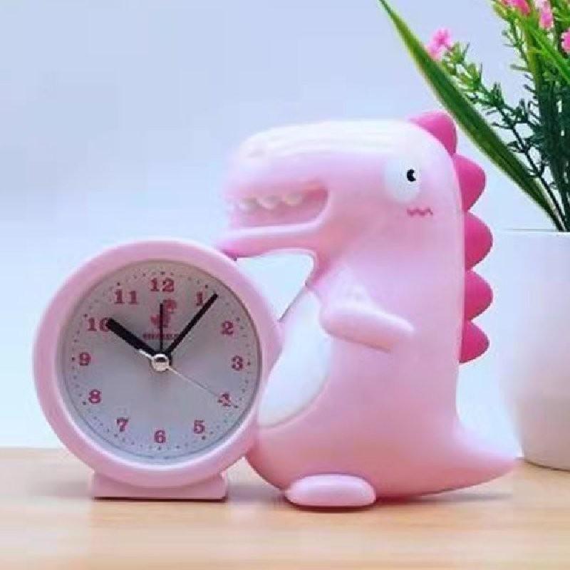 Adorable Cartoon Alarm Clock For Kids Stylish Design Large Lcd Display Battery Operated