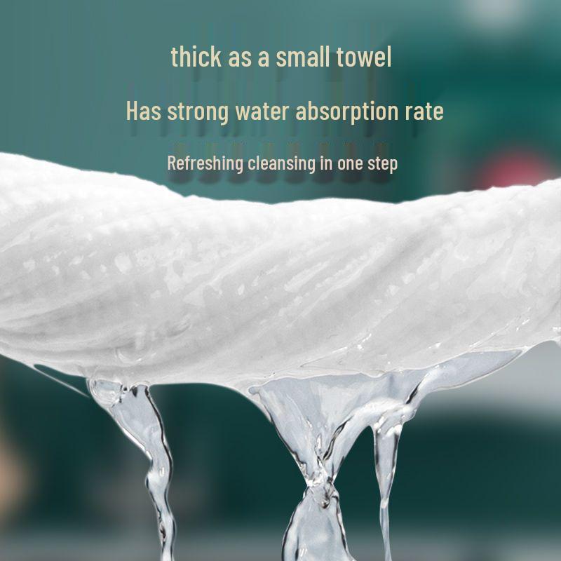 

Hanging Compressed Towels: Lint-Free, Absorbent, Wet/Dry Use for Face Washing & Salons Hanging Cotton Soft Towel 20*20 - 1 Pack + 1 Hook