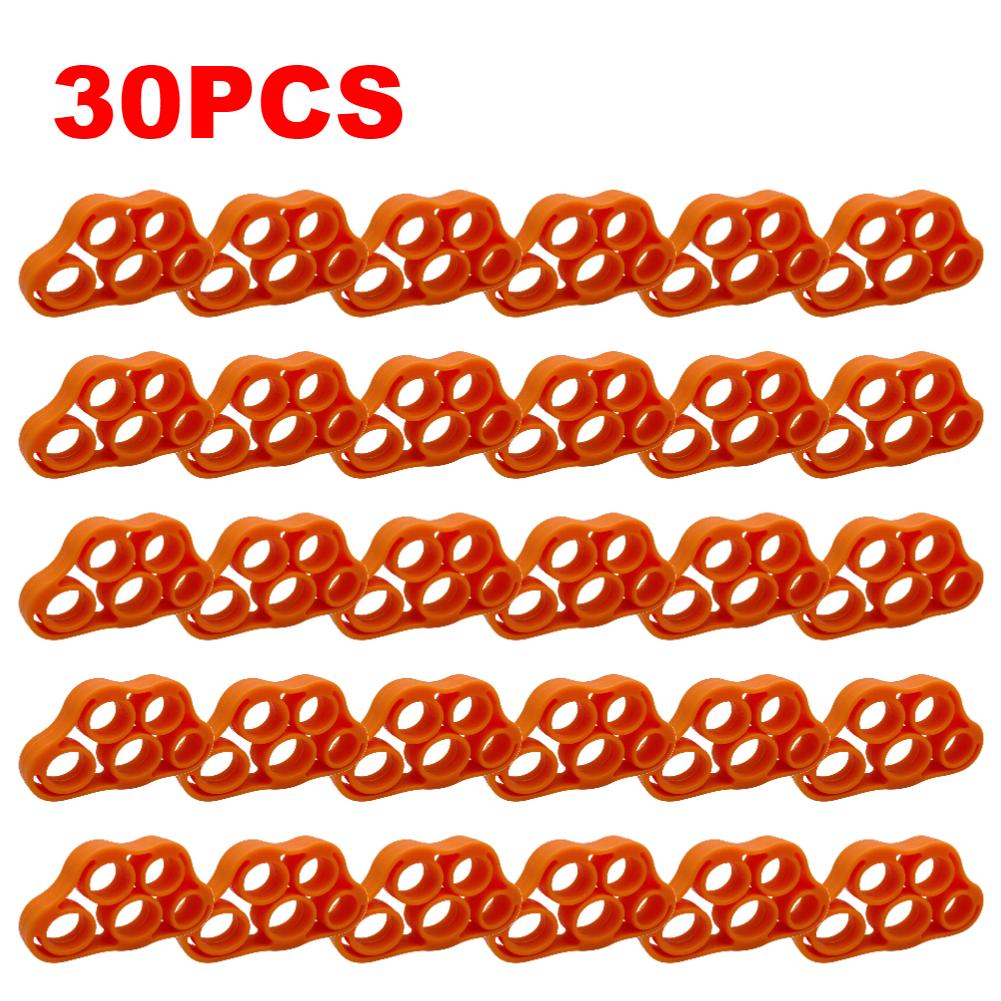 10-40PCS Silicone Finger Gripper 5 Fingers Strengthener Trainer Elastic Wrist Stretcher Finger Expander For Fitness Training New